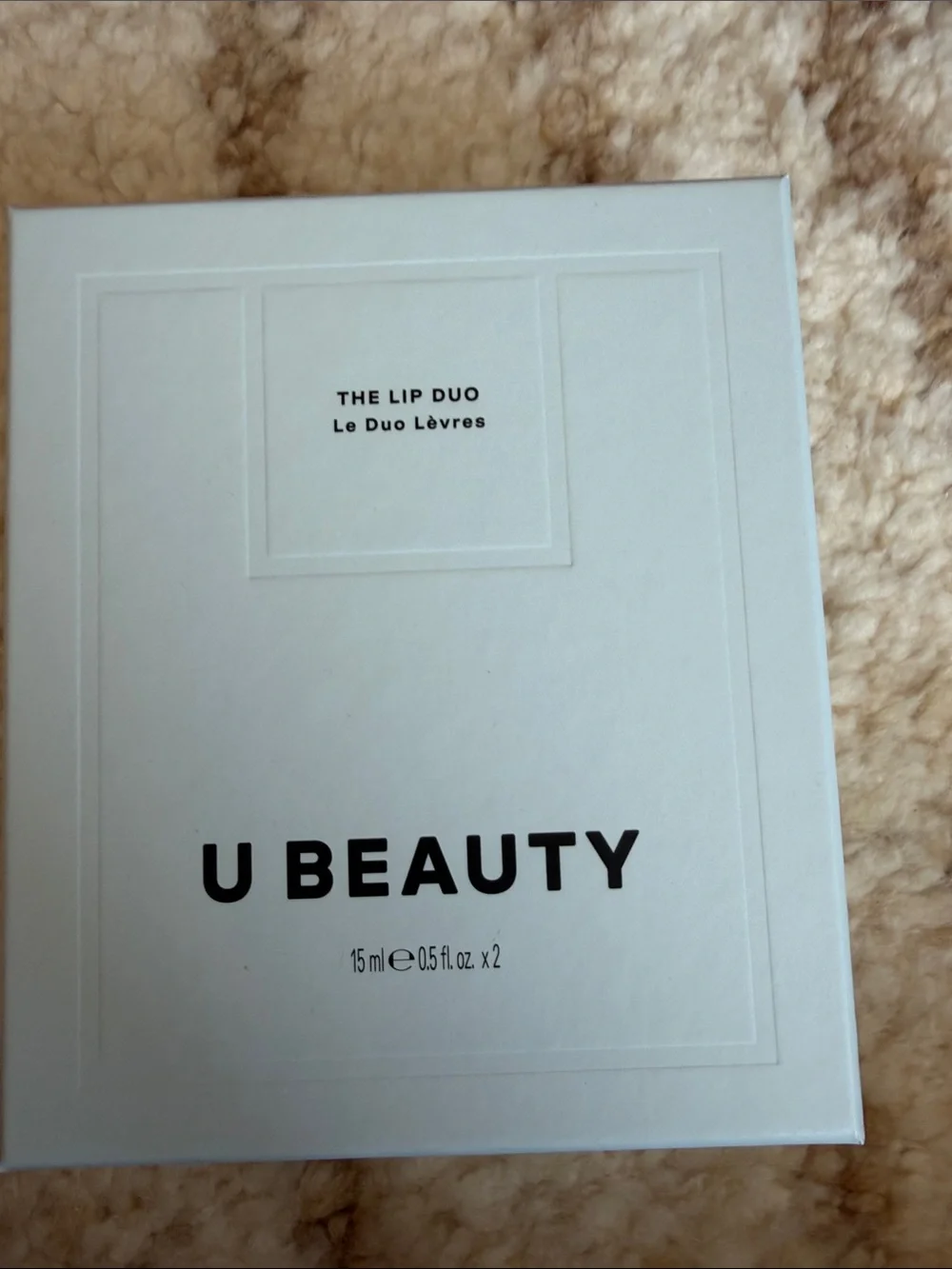 U Beauty The Lip Duo - White Hydrating Lip Set